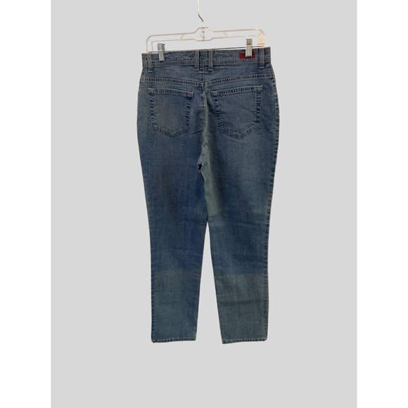 Gloria Vanderbilt Sz 10 Amanda Straight Leg Stretch Classic Fit Denim Jeans - Picture 4 of 8